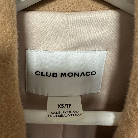 Club Monaco Daylina Wool Coat Camel/Tan (size XS) - Picture 5 of 6